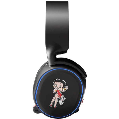 Betty Boop With Puppy SteelSeries Arctis 3 Skin